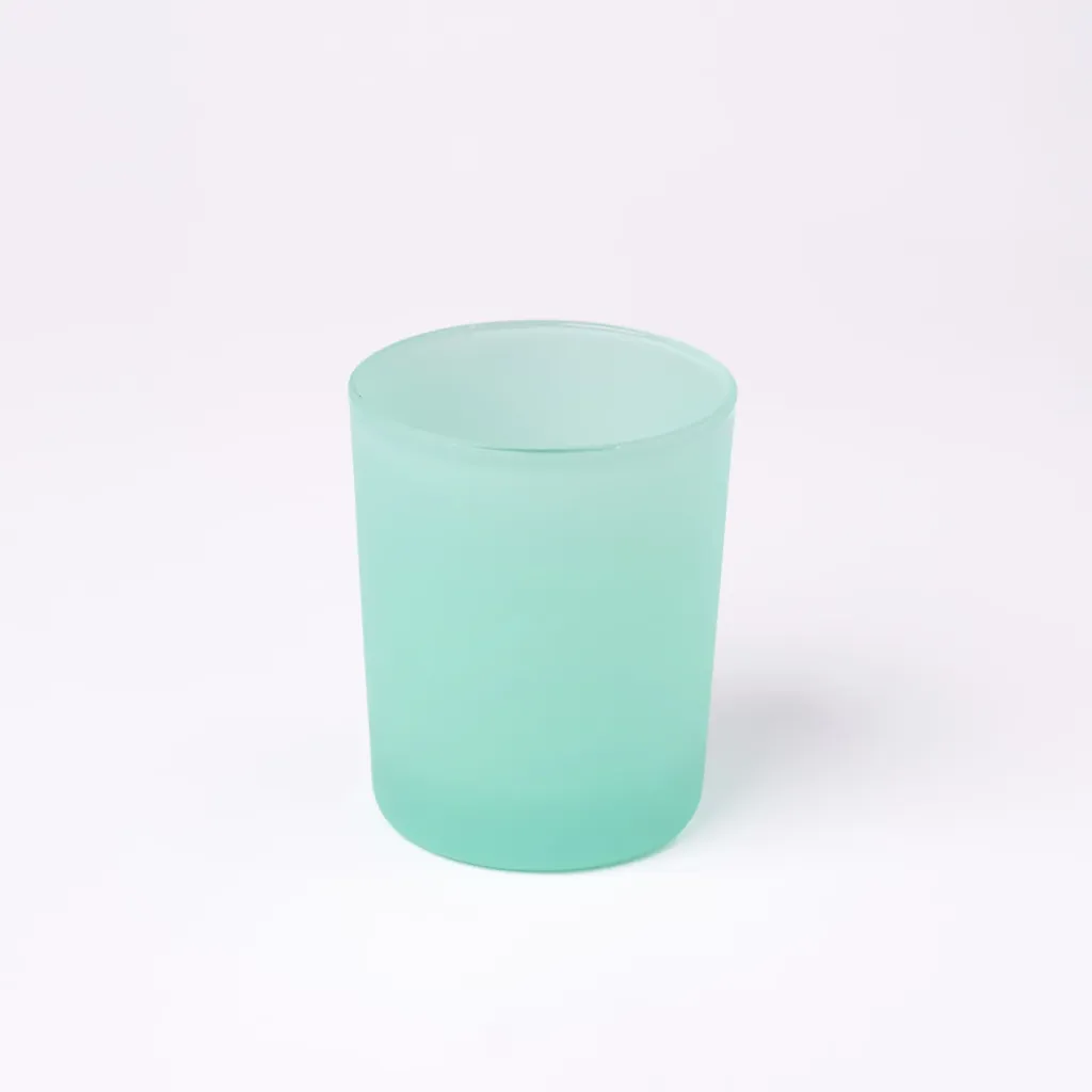 Kleurstaal op glas | Groen