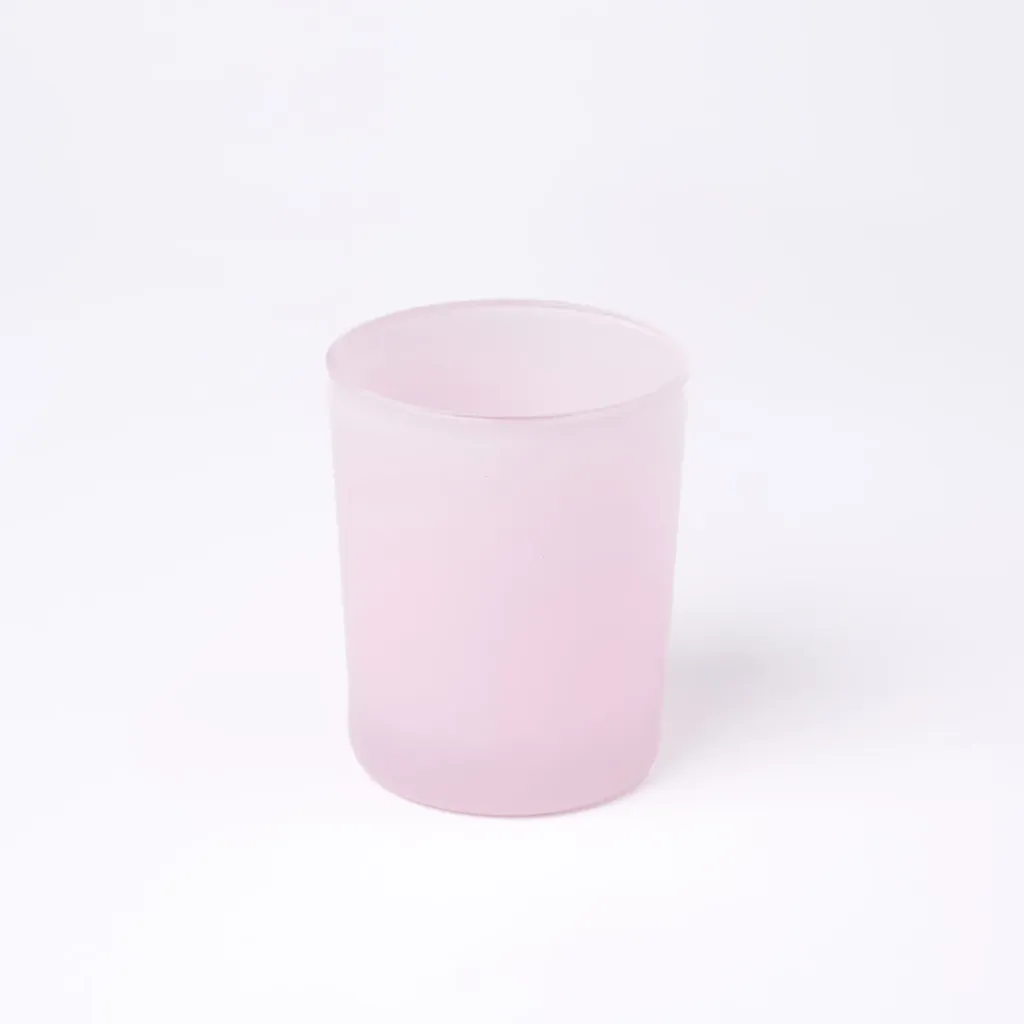 Kleurstaal op glass | Roze