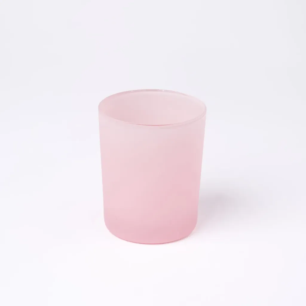 Kleurstaal op glass | Roze