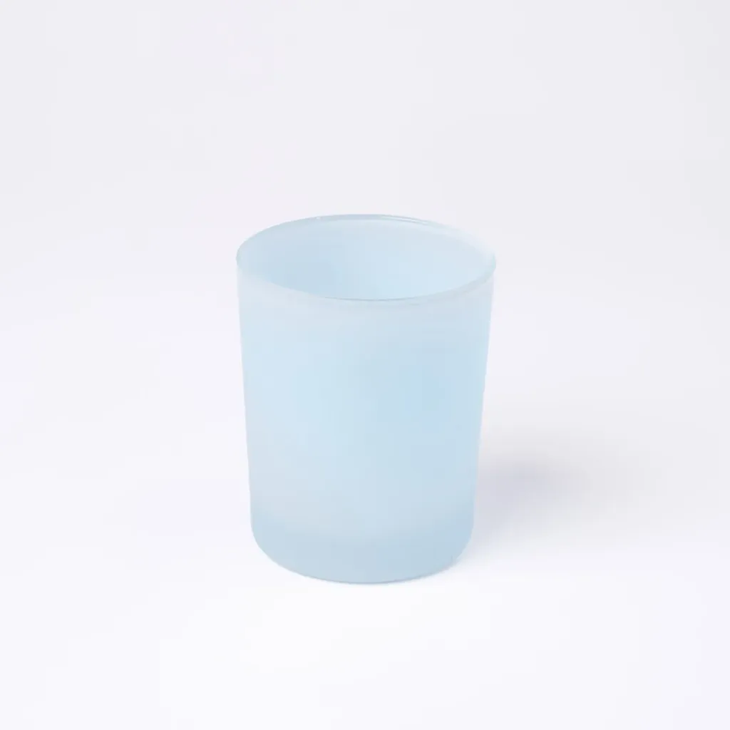 Kleurstaal op glas | Blauw