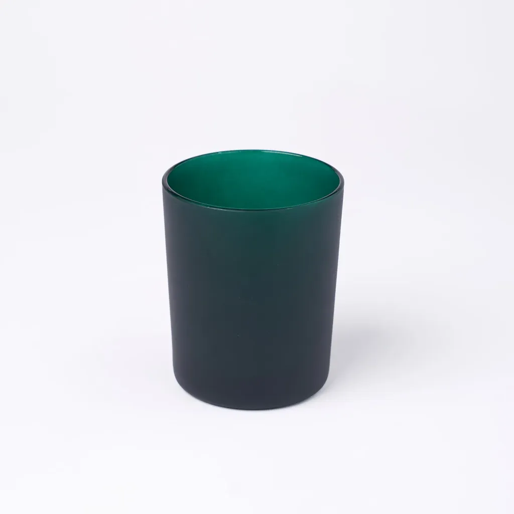 Kleurstaal op glas | Groen