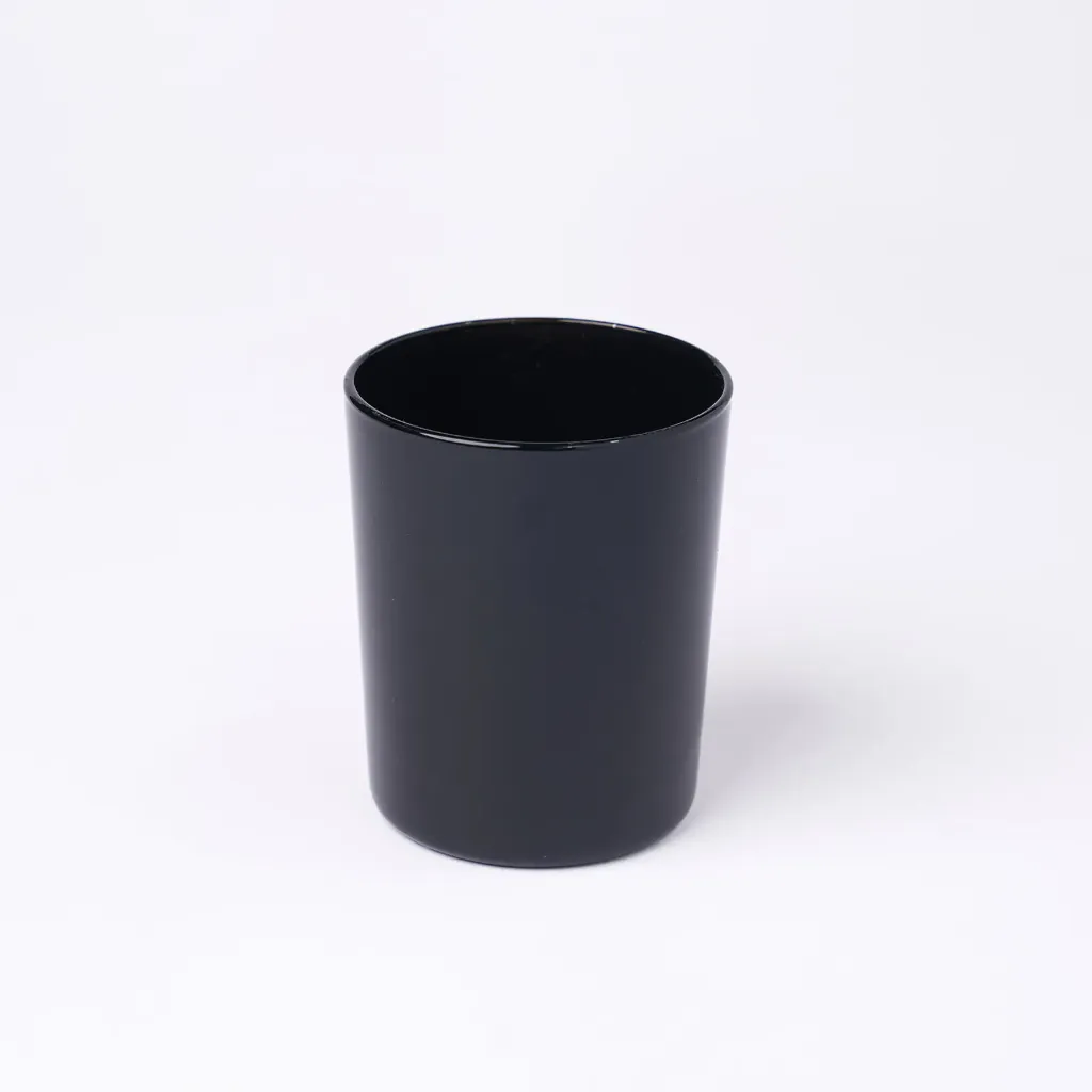 Kleurstaal op glas | Zwart