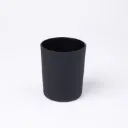 Kleurstaal op glas | Zwart