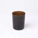 Kleurstaal op glas | Bruin