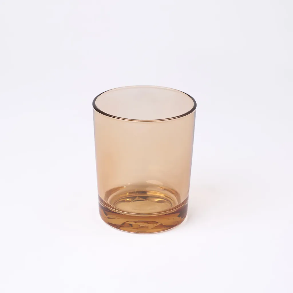 Kleurstaal op glas | Nude