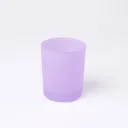 Kleurstaal op glas | Paars