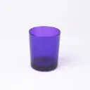 Kleurstaal op glas | Paars