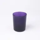 Kleurstaal op glas | Paars