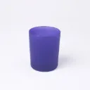 Kleurstaal op glas | Paars