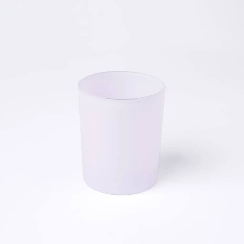 Kleurstaal op glas | Paars