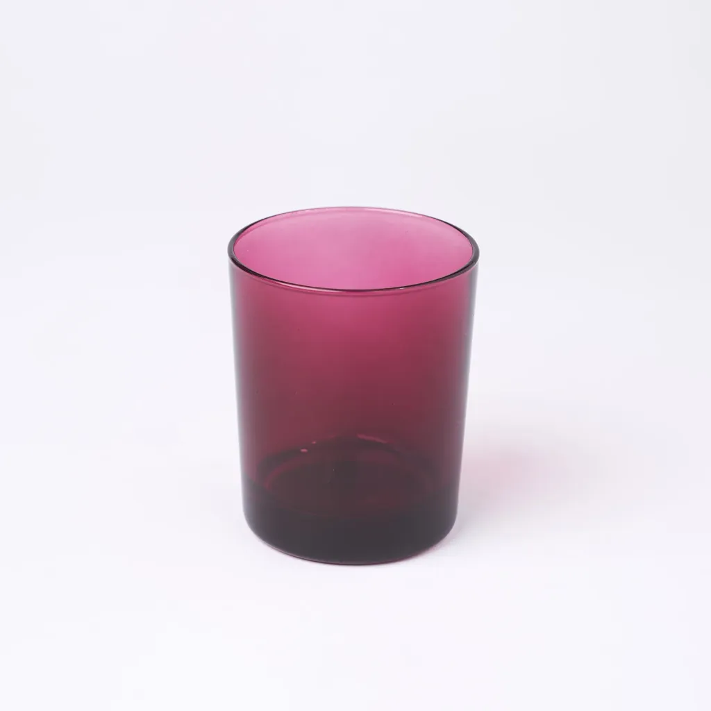 Kleurstaal op glas | Rood