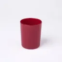 Kleurstaal op glas | Rood