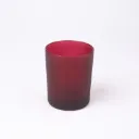 Kleurstaal op glas | Rood