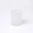Color swatch on glass | White