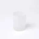 Color swatch on glass | White