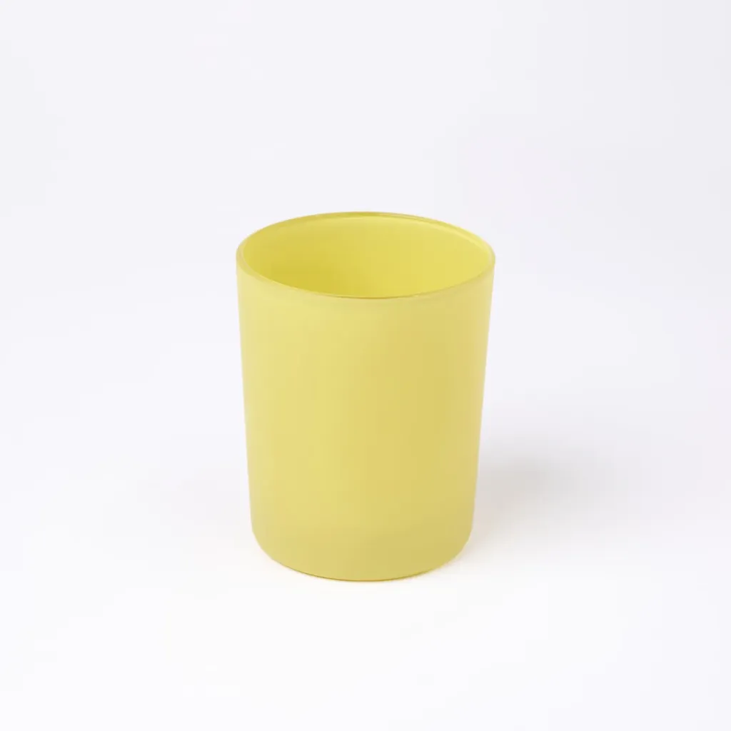 Kleurstaal op glas | Geel & Oranje