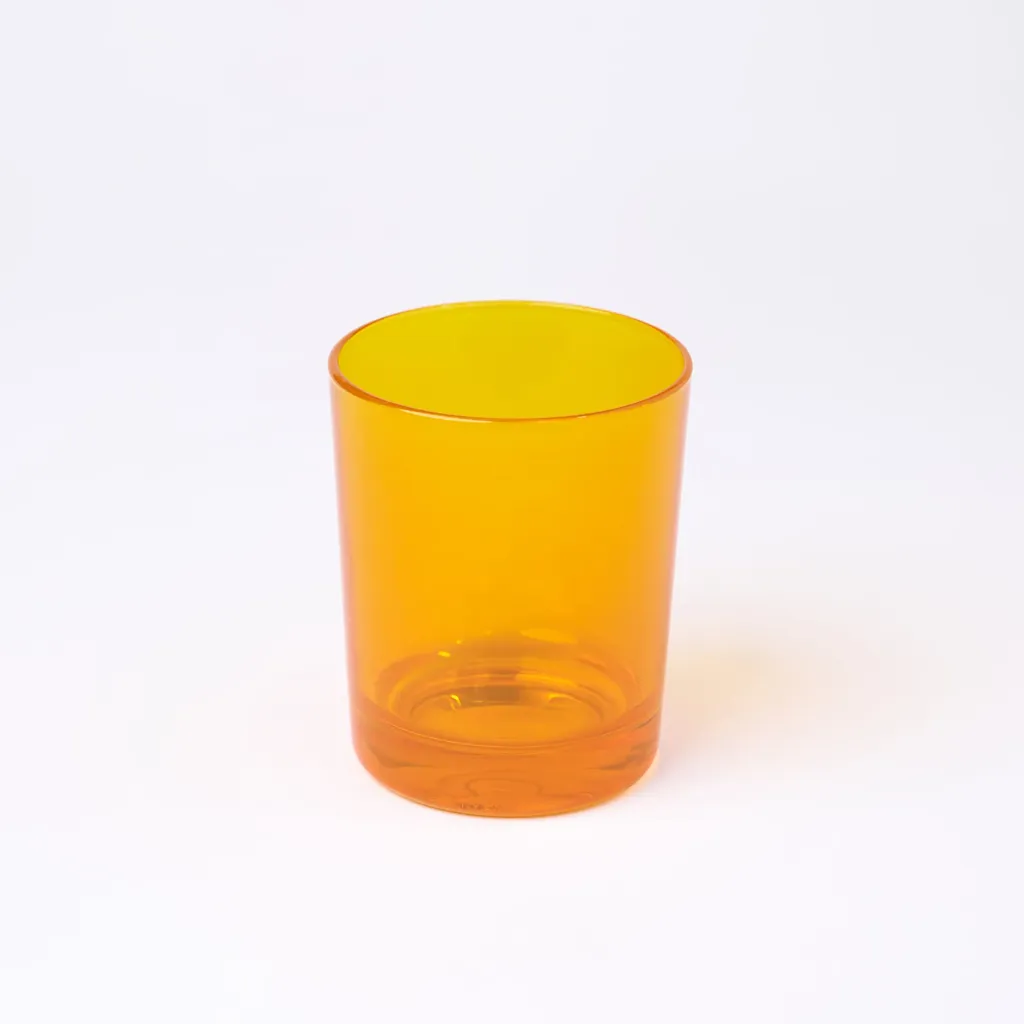 Color swatch on glass | Yellow & Orange
