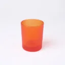 Kleurstaal op glas | Geel & Oranje