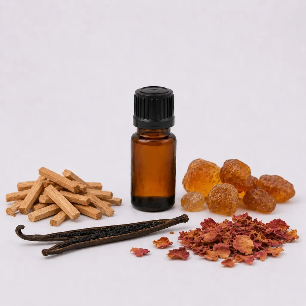 Sandalwood & Amber geurstaal (5ml)