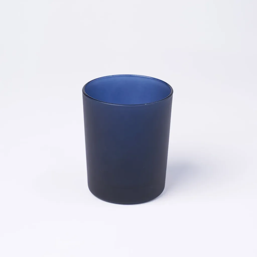 Kleurstaal op glas | Blauw