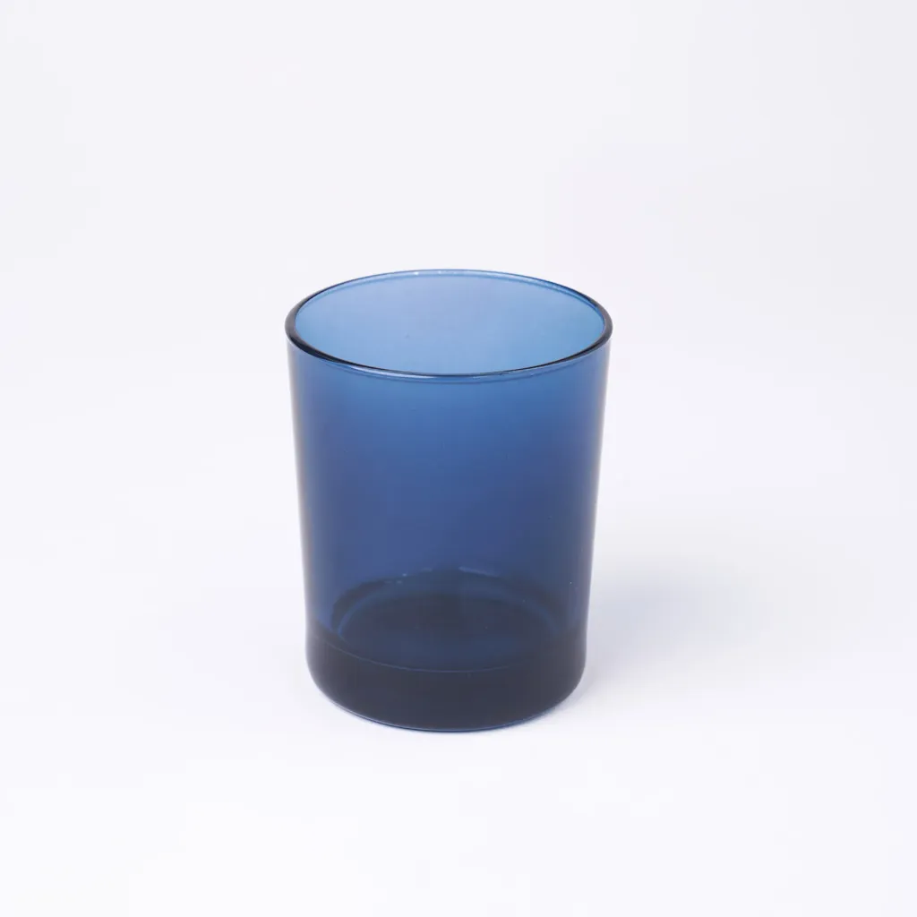 Kleurstaal op glas | Blauw