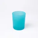 Kleurstaal op glas | Blauw