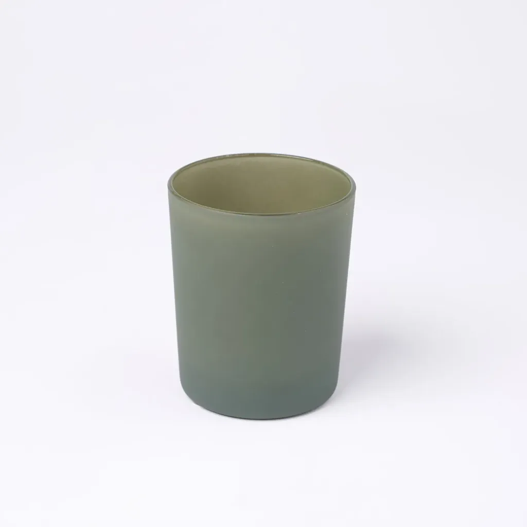 Kleurstaal op glas | Groen