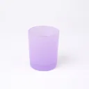 Kleurstaal op glas | Paars