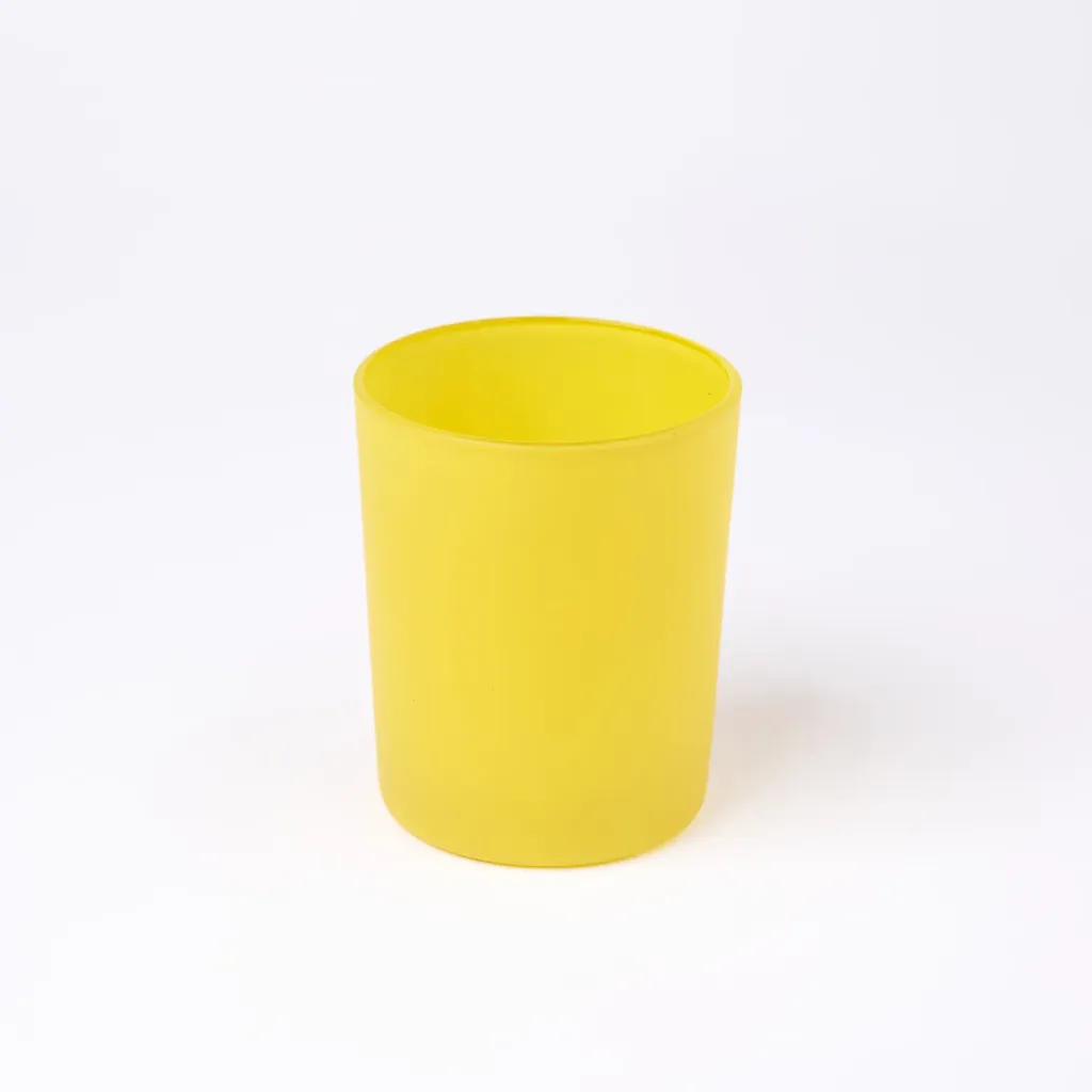 Color swatch on glass | Yellow & Orange