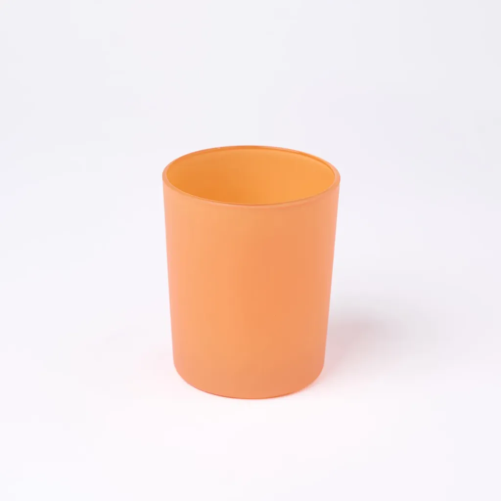 Kleurstaal op glas | Geel & Oranje