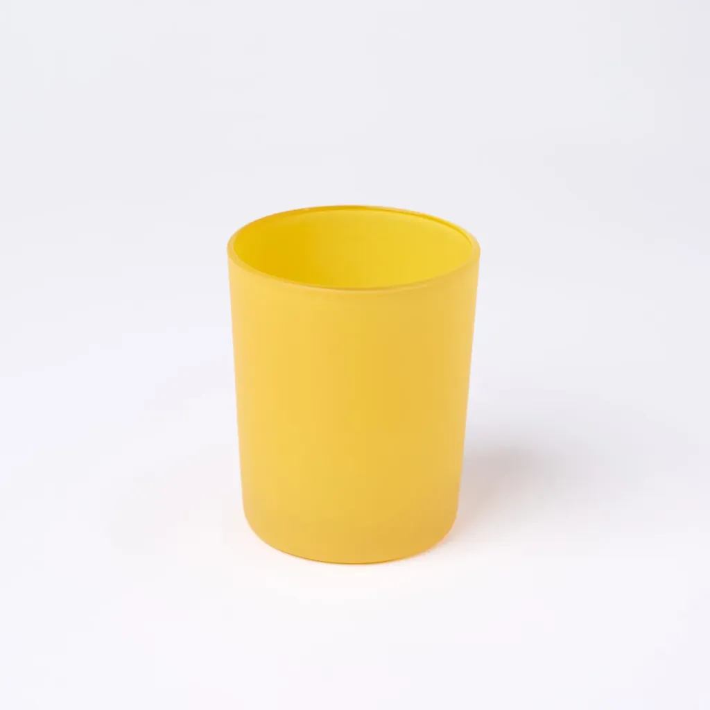 Color swatch on glass | Yellow & Orange