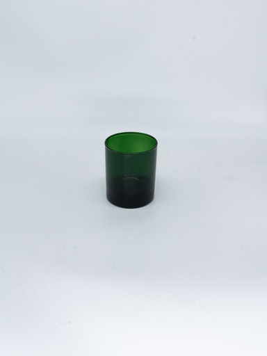 Smaragd Groen transparant glas voor kaarsen 30cl