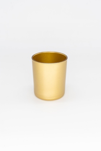 Metallic goud glas voor kaarsen 30cl